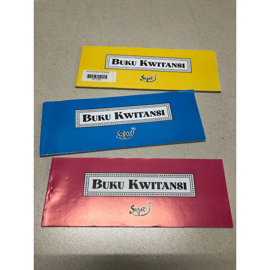 Jual KWITANSI PANJANG / BUKU KWITANSI WARNA | Shopee Indonesia