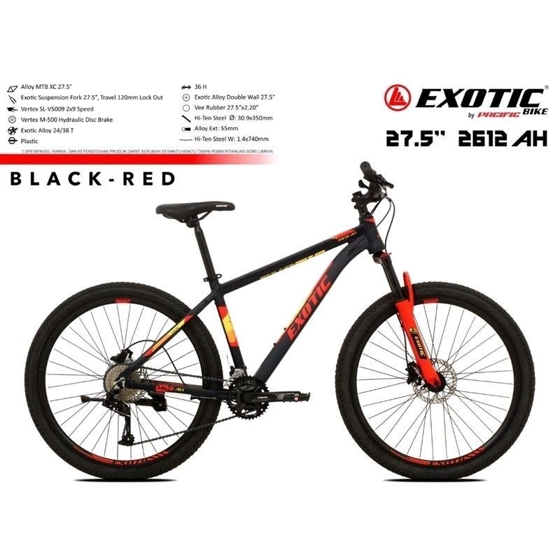 Mtb exotic et discount 2612