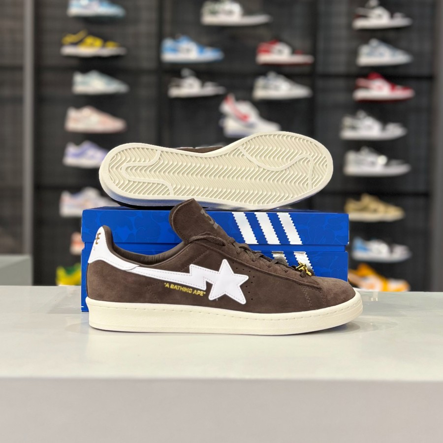 Jual Adidas Campus 80s Bape 30th Anniversary Brown Original | Shopee  Indonesia