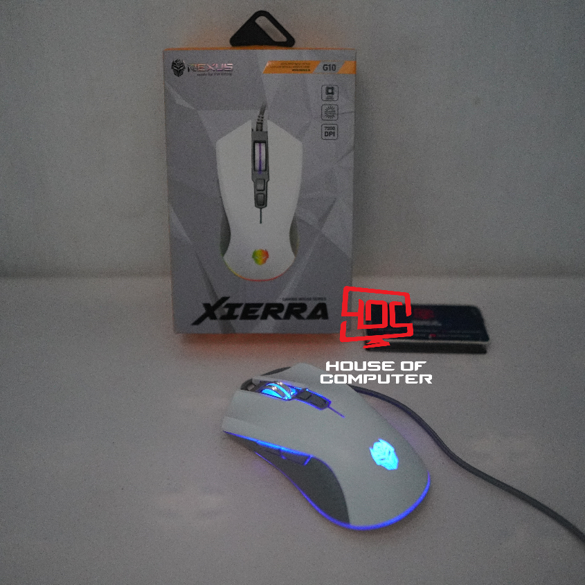 Jual MOUSE GAMING REXUS G10 7D PUTIH | Shopee Indonesia