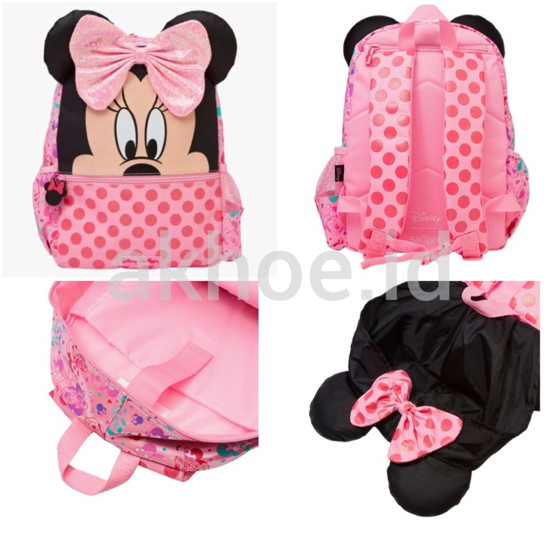 Jual Smiggle Mickey Minnie Series Tas Ransel Anak Sekolah SD SMP School ...