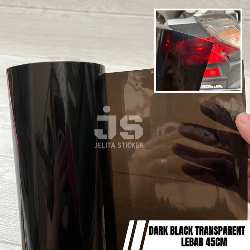 Jual Sticker Headlamp Hitam Gelap 80 Sticker Lampu Motor Mobil Hitam