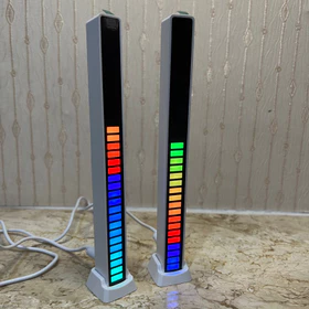 Kawachi Lampu LED RGB Bar Strip Spectrum Audio Indicator Music Sound Control Lamp Music