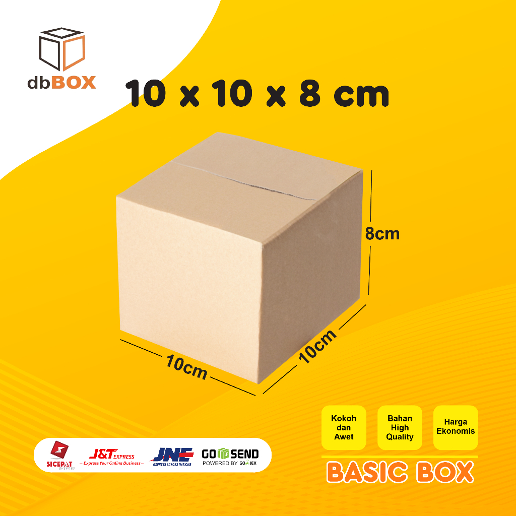 Jual BOX CCM 10x10x8 cm | BOX A1 | KARDUS PACKING BUKAAN ATAS BAWAH ...