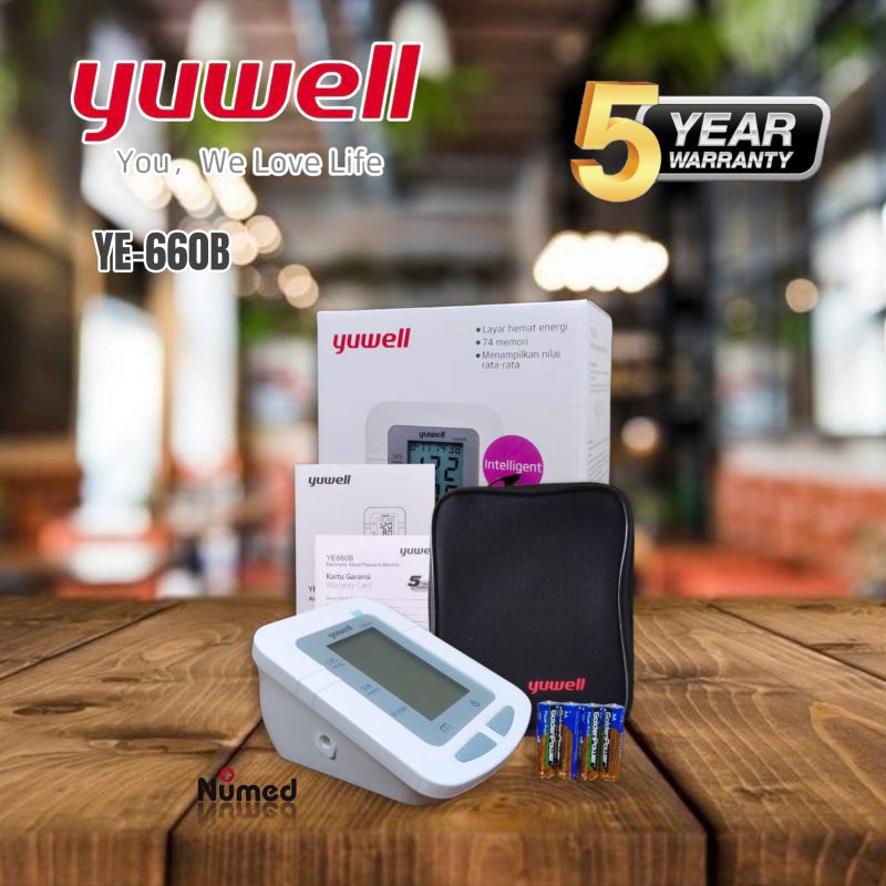 Jual Tensimeter Digital Original Yuwell YE660B / Tensi Meter Lengan ...