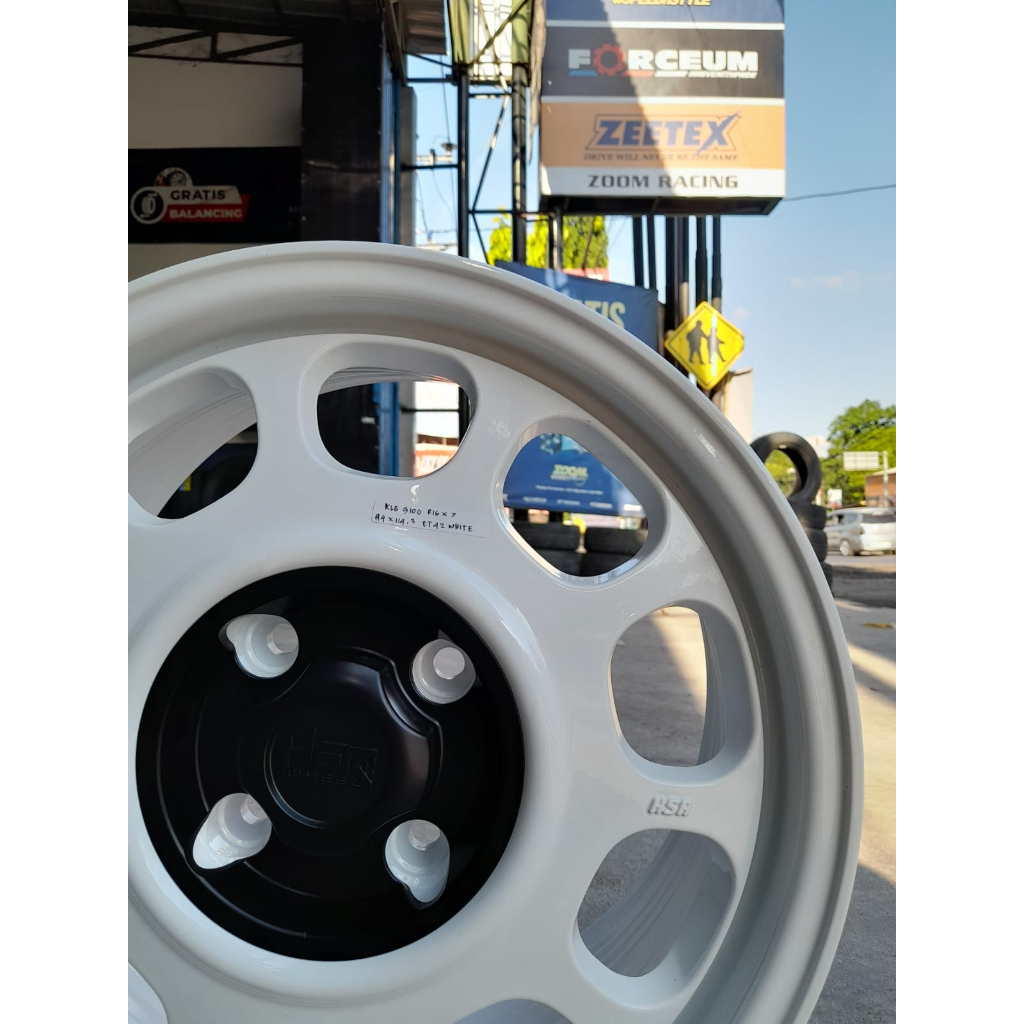 Jual Velg Mobil Ring 16 HSR KLG 9100 R16 Warna Putih Buat Kijang Grand ...