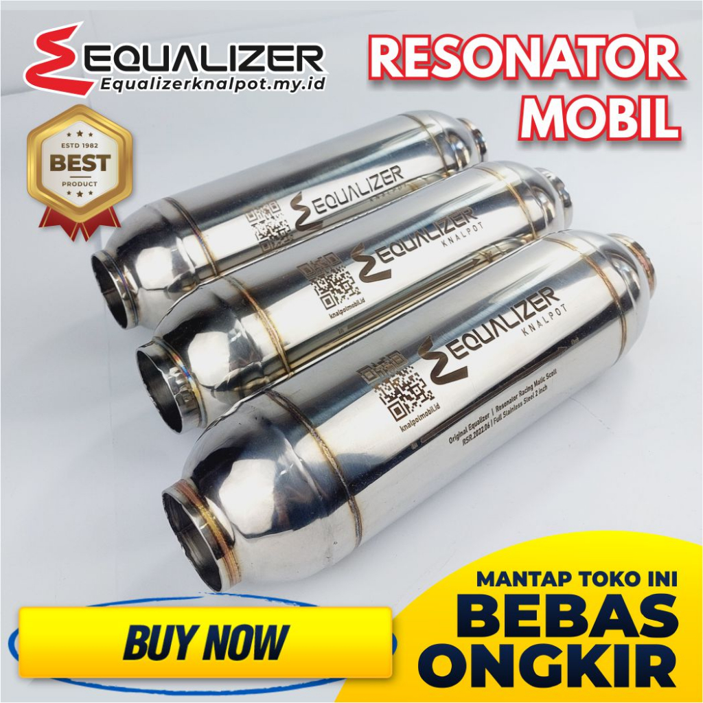 Jual Resonator Knalpot Mobil Racing Equalizer Original Manual Matic ...