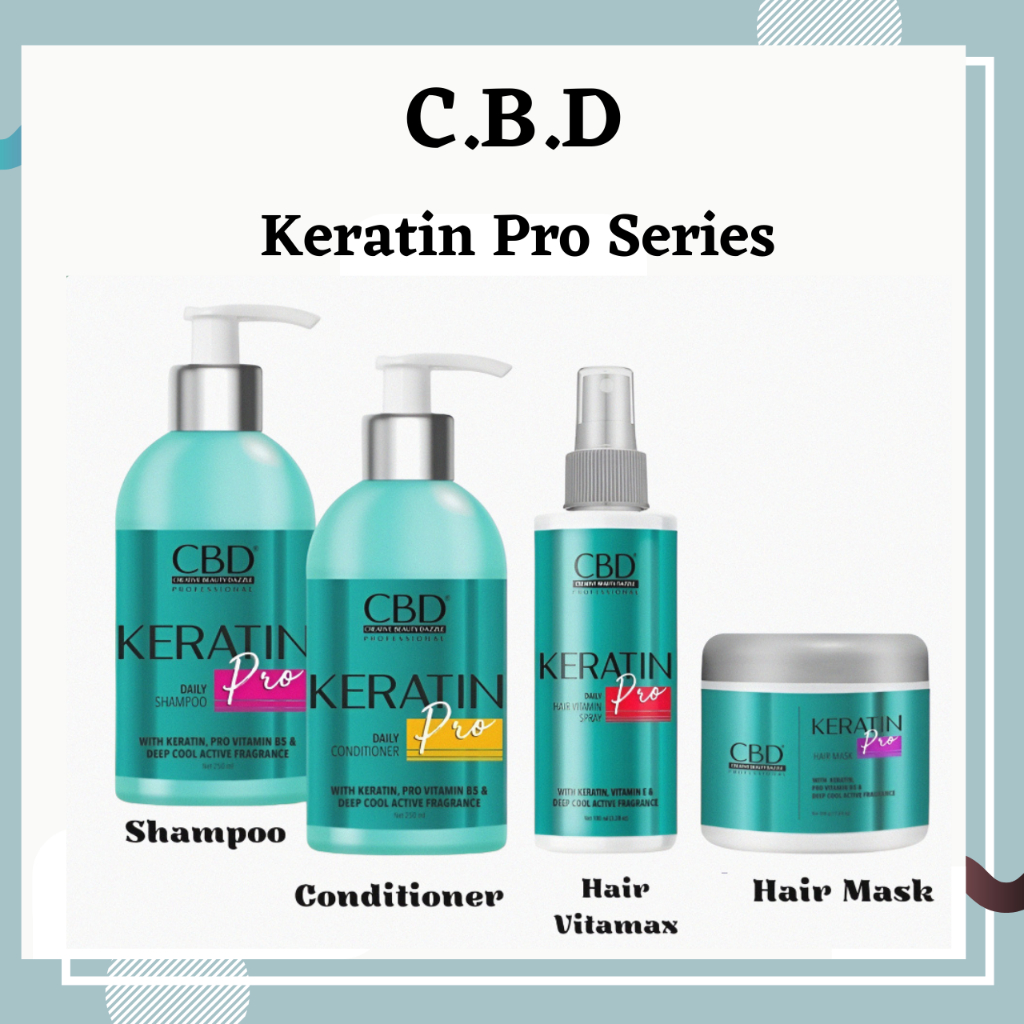 Jual CBD Professional Keratin Pro Daily Shampoo | Daily Conditioner ...