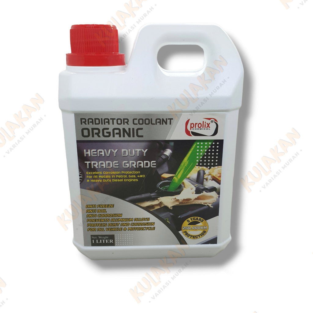 Jual Air Cairan Radiator Coolant 1 Liter Warna Hijau Motor Mobil Vario ...
