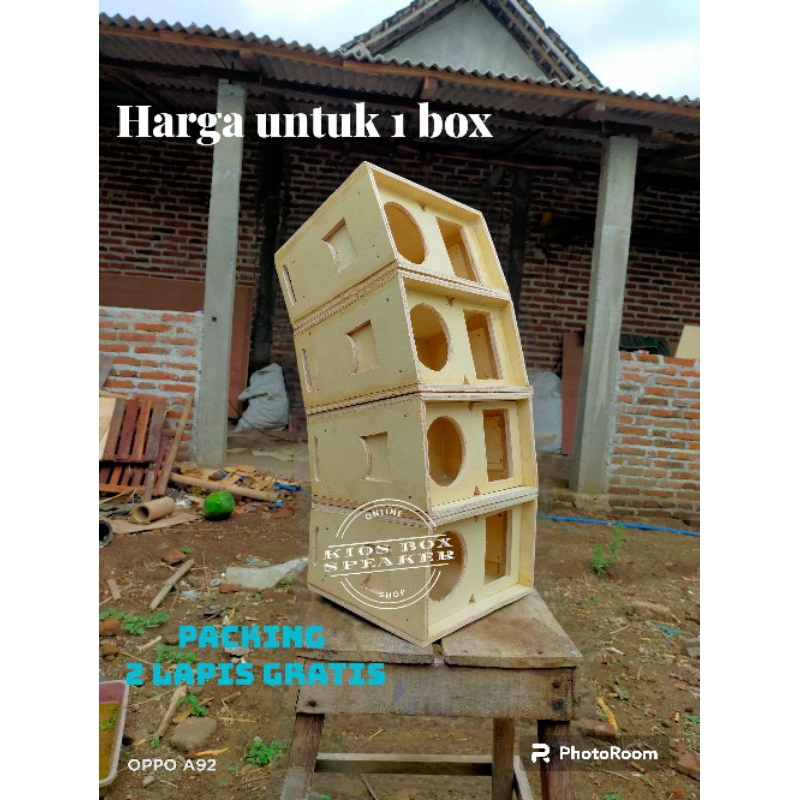 Jual BOX SPEAKER LINE ARRAY 4 INCH SINGLE PLUS TWEETER | Shopee Indonesia
