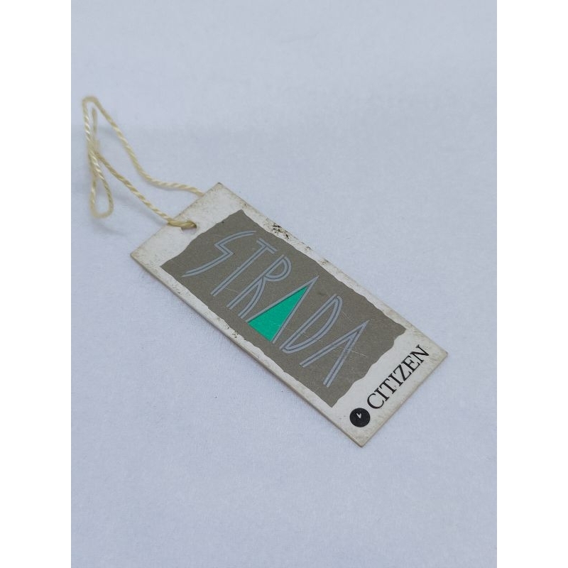 Jual Citizen strada hang tag label merk jam tangan antik ctz japan part ...