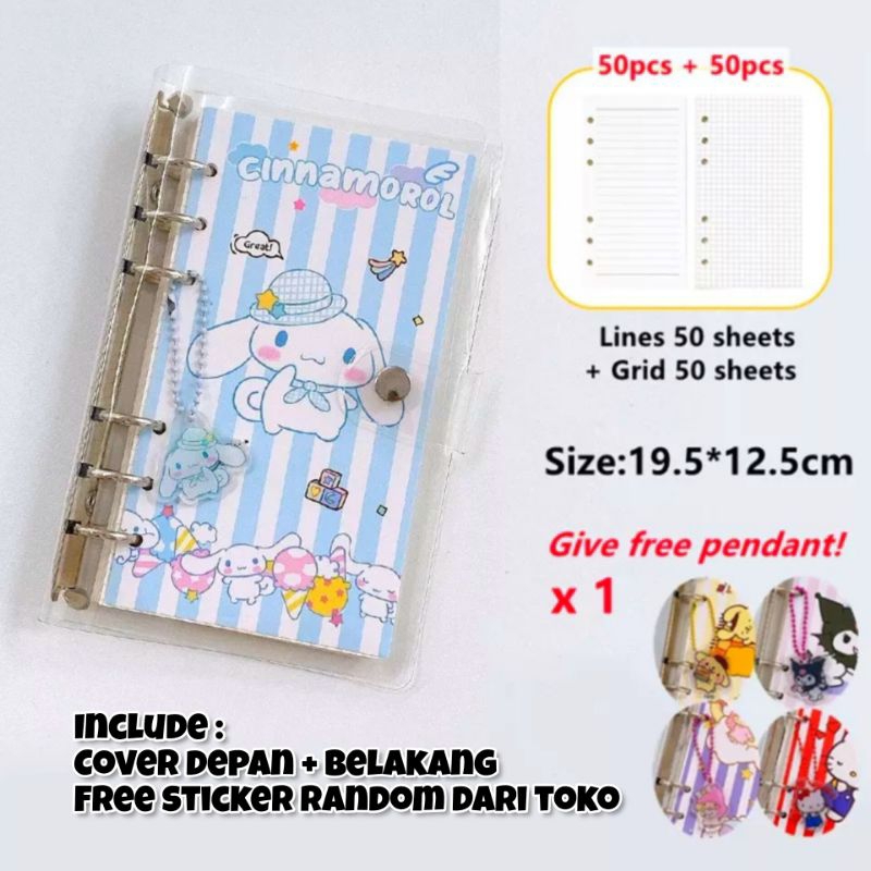 Jual Binder Jurnal Aesthetic A6 / Buku Jurnal Sticker / Buku Jurnal ...