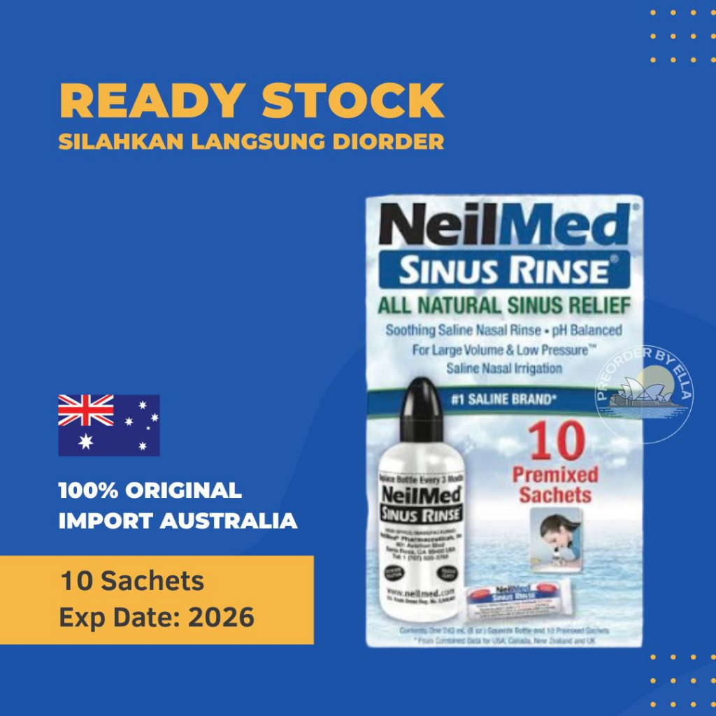 Jual Neilmed Sinus Rinse 10 Premixed Sachets - Australia | Shopee Indonesia