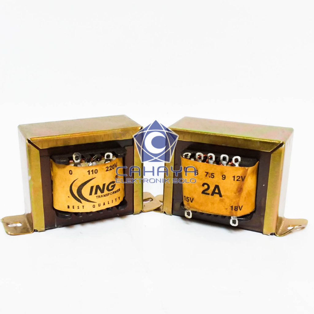 Jual Trafo 2A King 6-15V CT dan 0-18V Non CT Output Murni Ampere Power ...