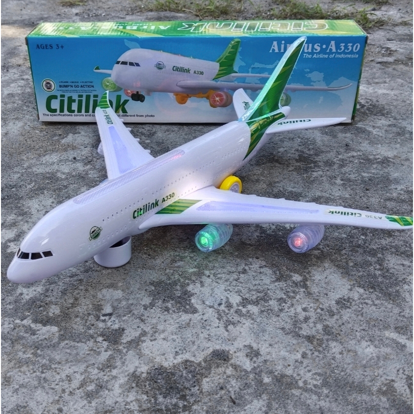 Jual BESAR | Mainan Pesawat Citilink A330 130CK | Pesawat Air Bus