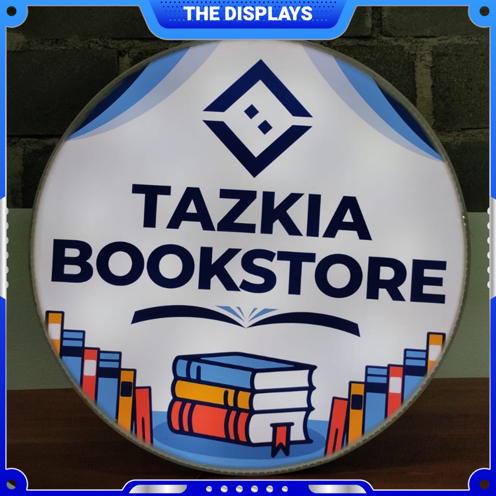 Jual 1 Muka Neon Box Diameter 40cm Sign Box LED Signage Custom | Shopee ...