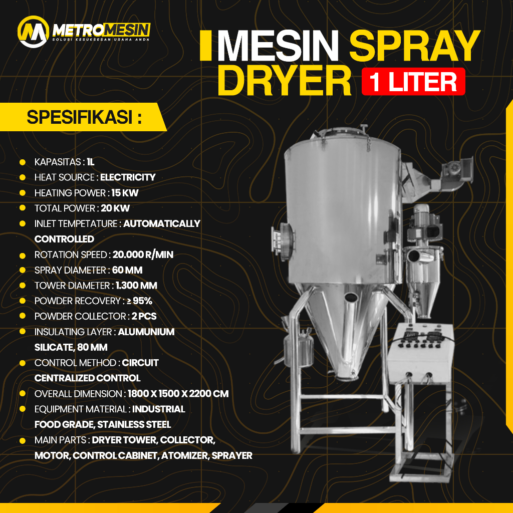 Jual Mesin spray Dryer 1L Shopee Indonesia