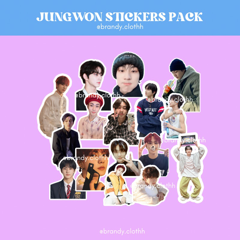 Jual JUNGWON ENHYPEN Stickers/Stickers/Stiker Aesthetic/Stiker Tumblr ...