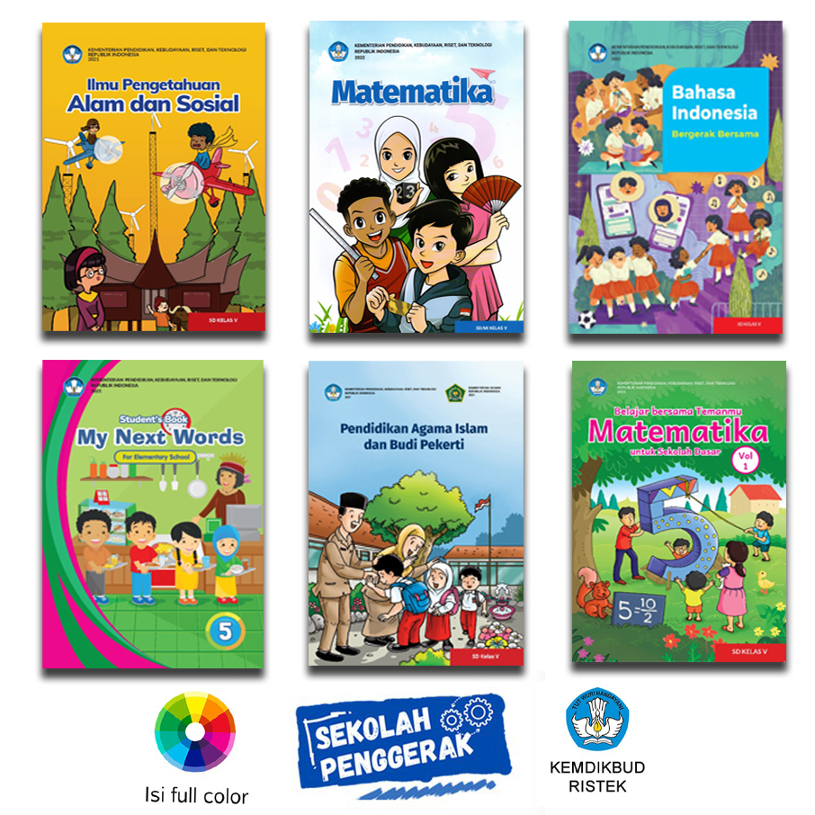 Jual BUKU PAKET KELAS 5 SD KURIKULUM MERDEKA TERBARU | Shopee Indonesia