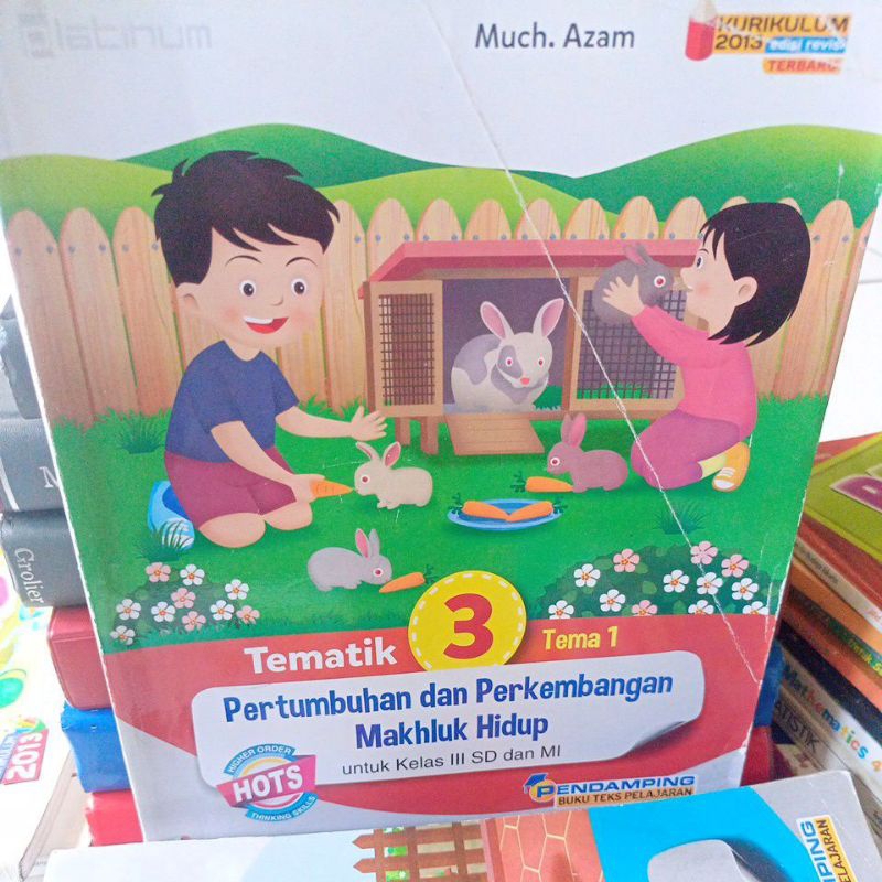 Jual Buku Tematik Kelas 3 SD Tema 1 Pertumbuhan Dan Perkembangan ...