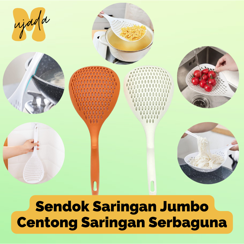 Jual Sendok Saringan Jumbo Serbaguna Sendok Saringan Mie Tirisan Mie Sup Kuah Saringan Centongan 6397