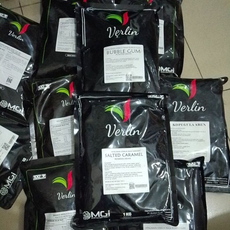 Jual VERLIN powder drink 1kg / serbuk minuman / Powder rasa / bubuk ...