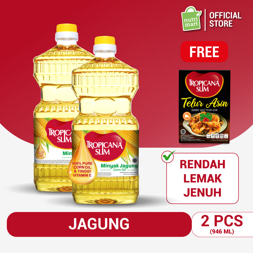 Jual Twin Pack Tropicana Slim Minyak Jagung 946 ml 100 Pure Corn