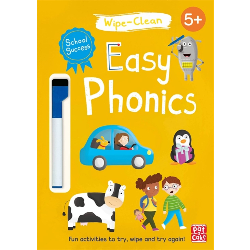 Jual Buku Aktivitas Anak Easy Phonics Wipeclean book with pen Shopee Indonesia