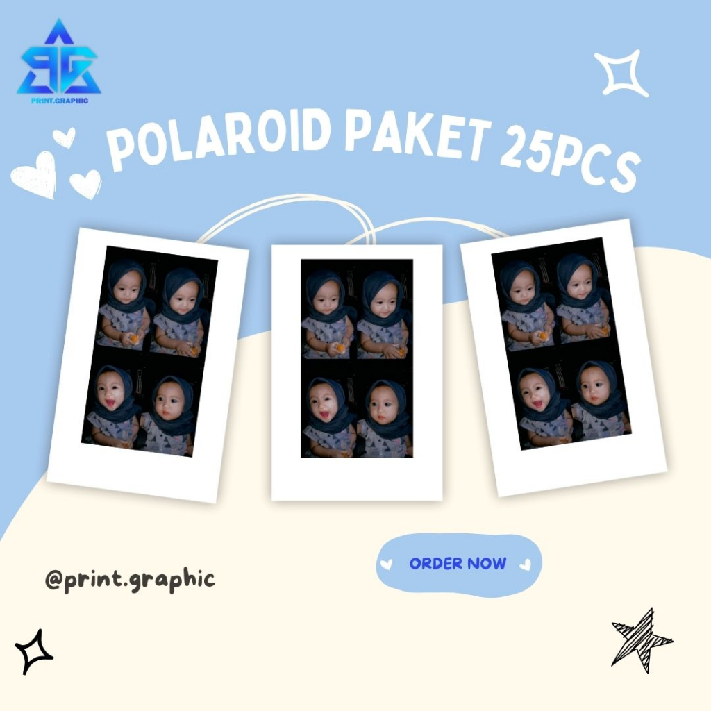 Jual CETAK FOTO POLAROID PAKET 25PCS ( TERMURAH DAN BERKUALITAS) ( BISA ...