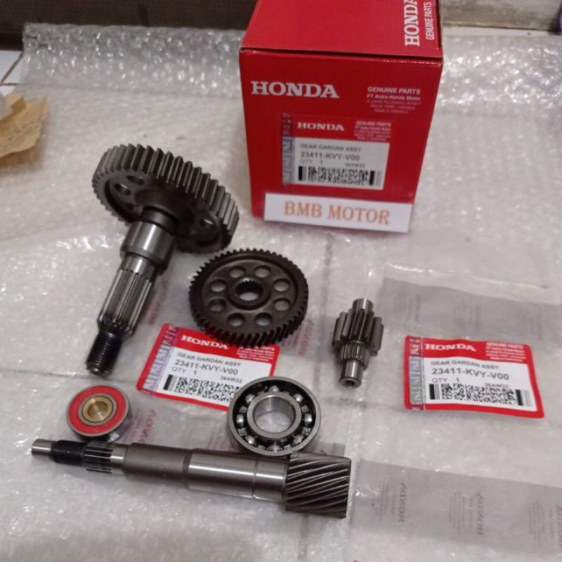 Jual Gigi Rasio Set KVY Honda Beat karbu Scoopy karbu (6pcs) Asli ...