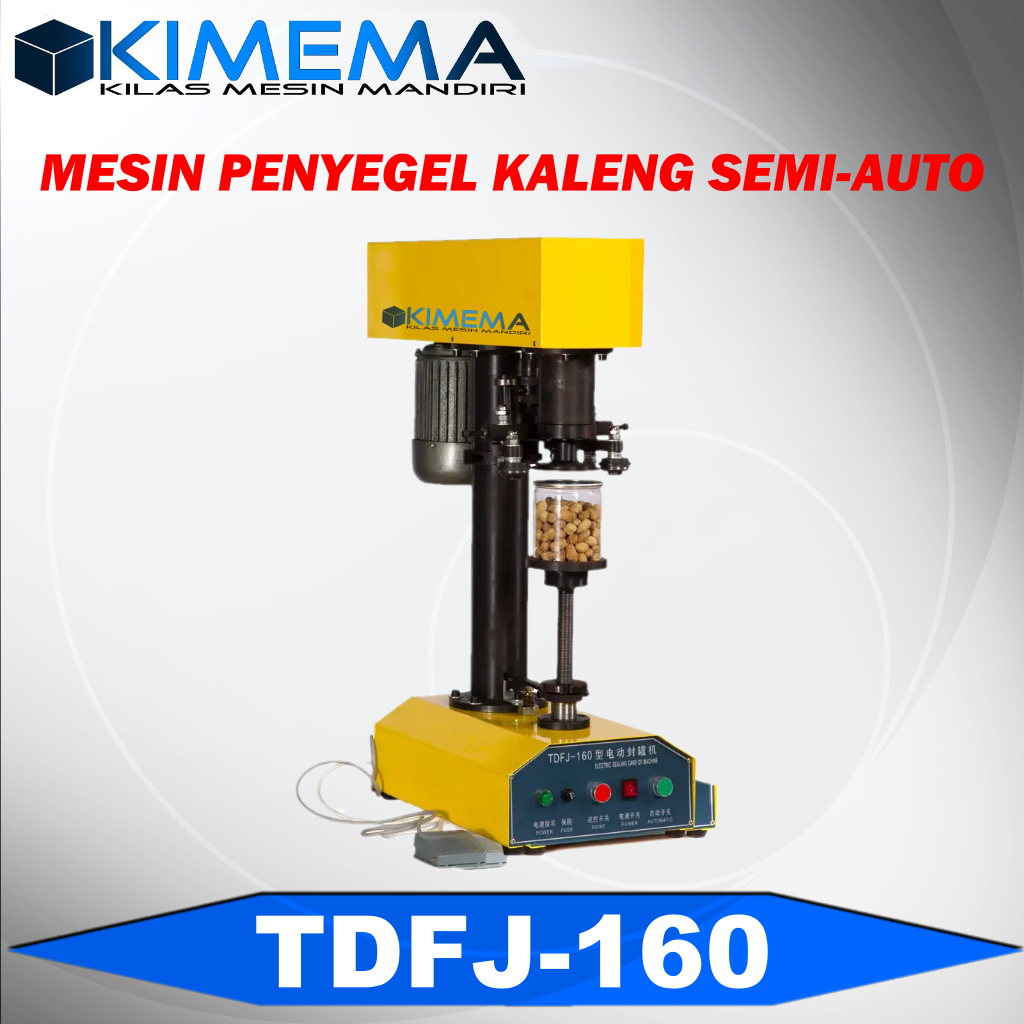 Jual Mesin Penutup Botol Kaleng Mesin Penyegel Kaleng Semi Auto Tdfj