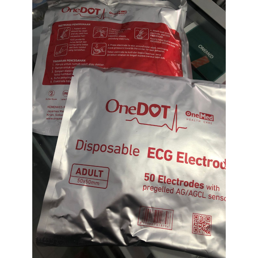 Jual Onemed OneDot Disposable ECG Electrode/POUCH Shopee Indonesia