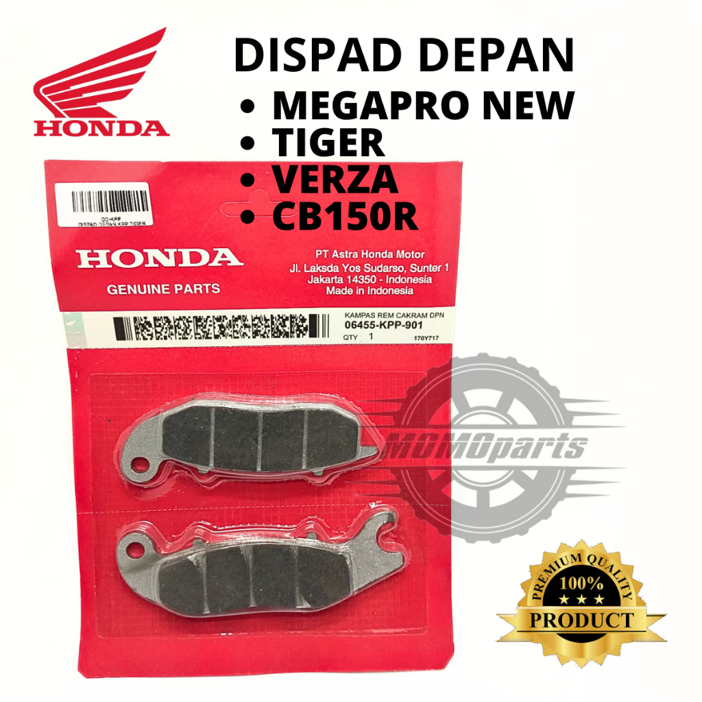 Jual Original Dispad Depan Kampas Rem Cakram Honda Kpp Tiger New Cb R Mega Pro Mono Shock