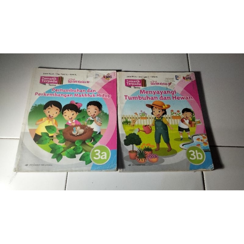 Jual BUKU PAKET TEMATIK KELAS 3 SD ERLANGGA | Shopee Indonesia