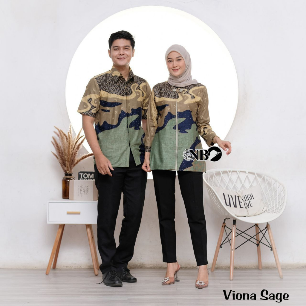 Jual Seragam Batik Kantor Baju Batik Couple Sarimbit Baju Pasangan Hem Dan Blouse Shopee Indonesia