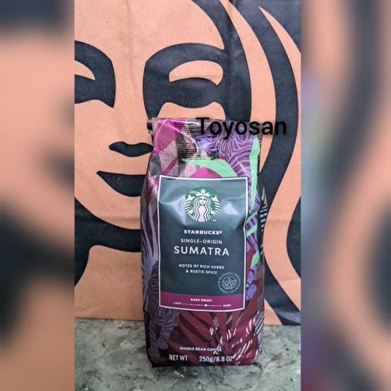 Jual Starbucks Coffee Whole bean 250 gram SUMATRA Shopee Indonesia