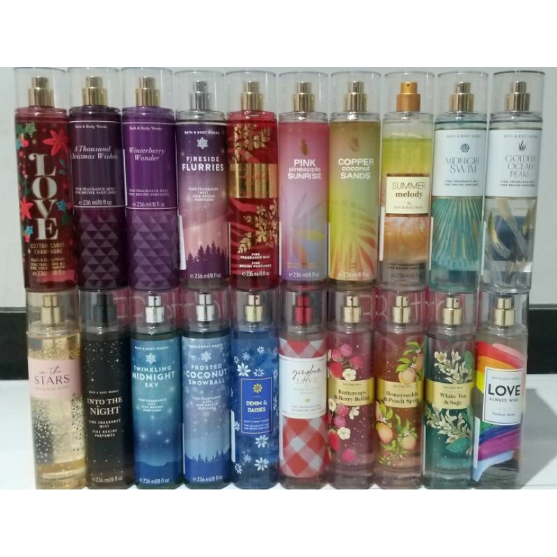 Jual Bbw Bath And Body Works Body Mist | Shopee Indonesia