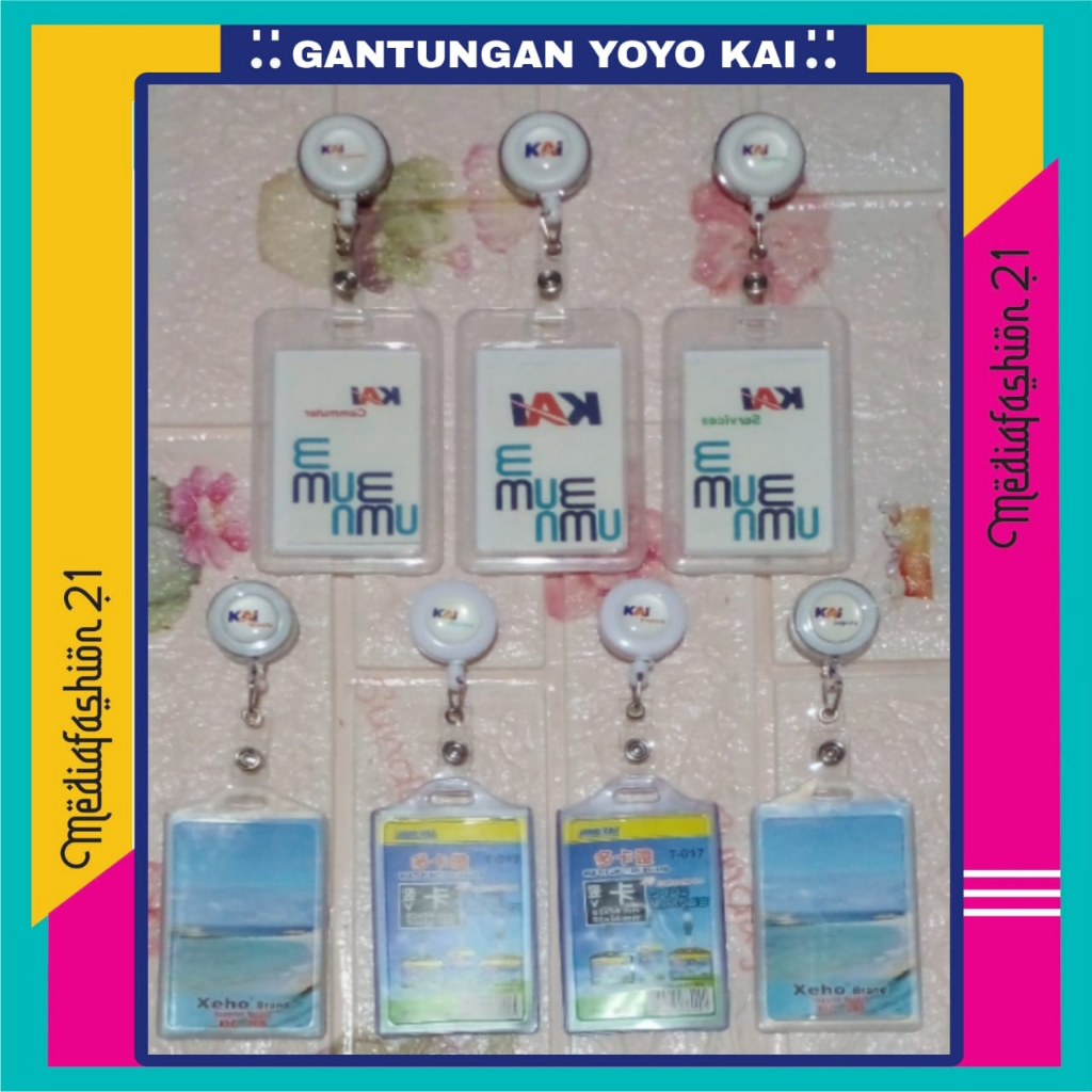 Jual GANTUNGAN YOYO ID CARD KAI KERETA API INDONESIA TEMPAT ID CARD