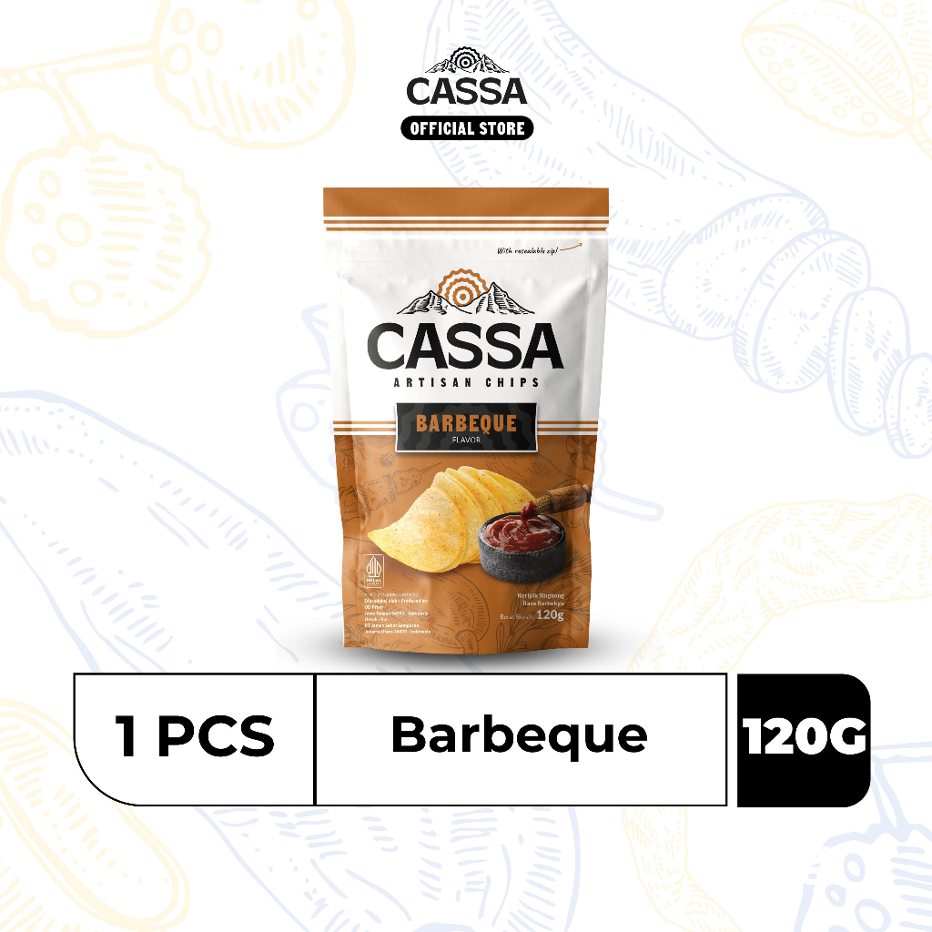 Jual Cassa Artisan Chips Barbeque 120gr | Shopee Indonesia