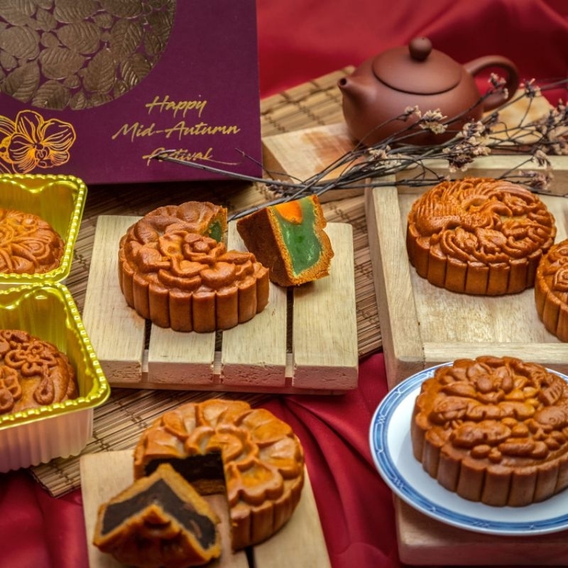 Jual Mooncake Moon Cake Kue Bulan Lotus Telur Asin | Shopee Indonesia