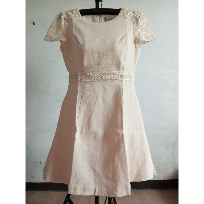 chinese dress ladies BUNJANG] Kenneth Lady Pleats Point Collar Dress (Size 55) /     HALLYUSUPERSTORE