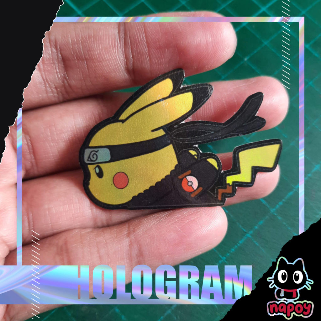 Jual Stiker Hologram Anime Pokemon Pikachu Shopee Indonesia 8342