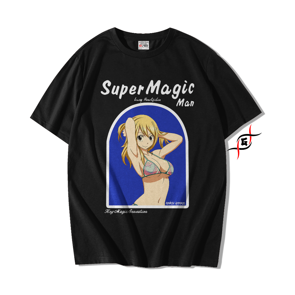 Jual GENRYU Lucy Heartfilia Tissue / Tisu Magic Parody Anime Fairy Tail  Waifu Baju Kaos T-shirt Cotton Combed 24s | Shopee Indonesia