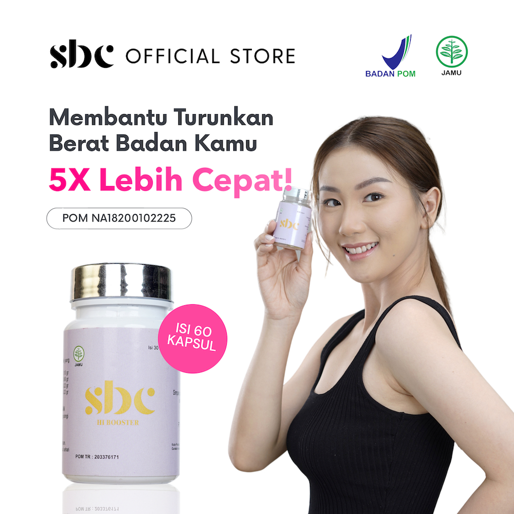 SBC BOOSTER BPOM 60 KAPSUL SLIMMING CAPSULE PELANGSING HERBAL