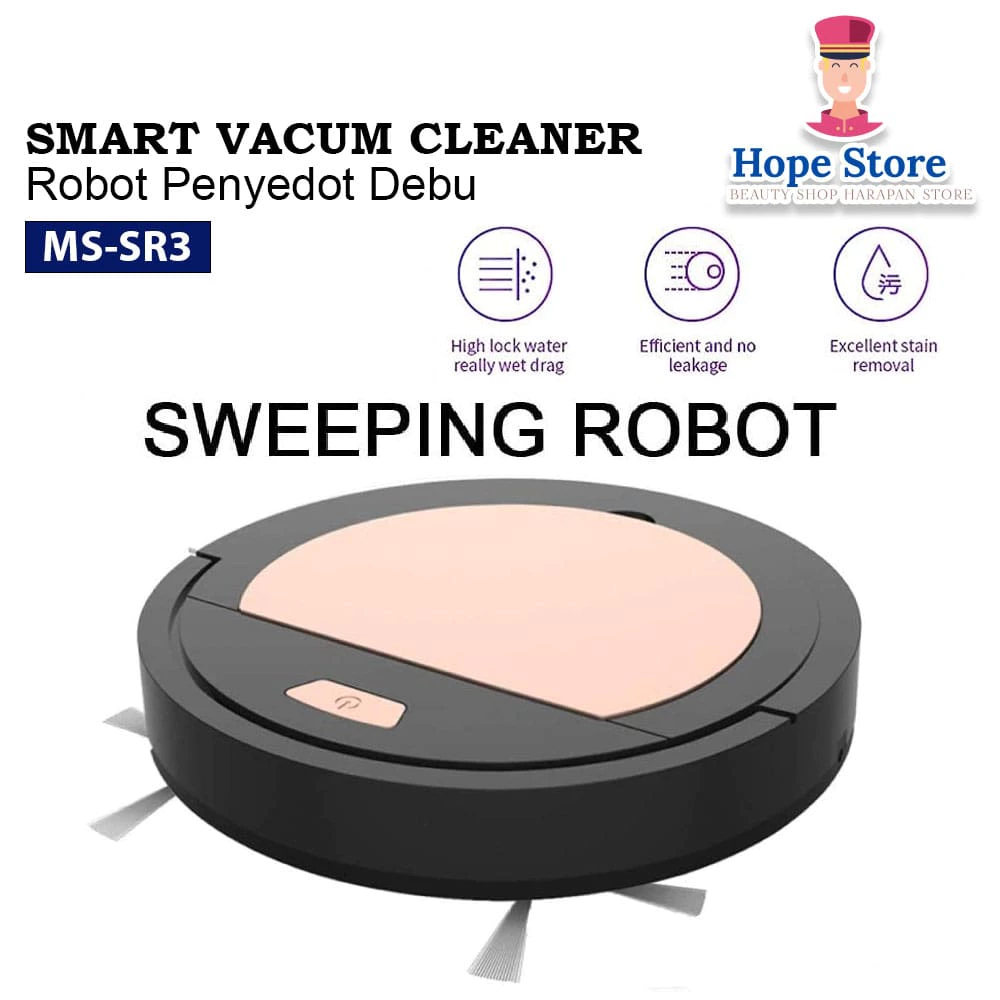 Robot Penyedot Debu Mitsuyama  MS-SR3 / Sweeping Robot / Vacuum Cleaner The Best Quality - KYO | AutoStock