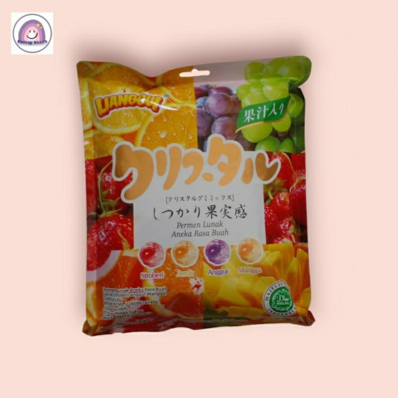 Jual Lianggui Fruit Gummy Permen Lunak Aneka Rasa Buah 70 Pcs 360 Gram Shopee Indonesia