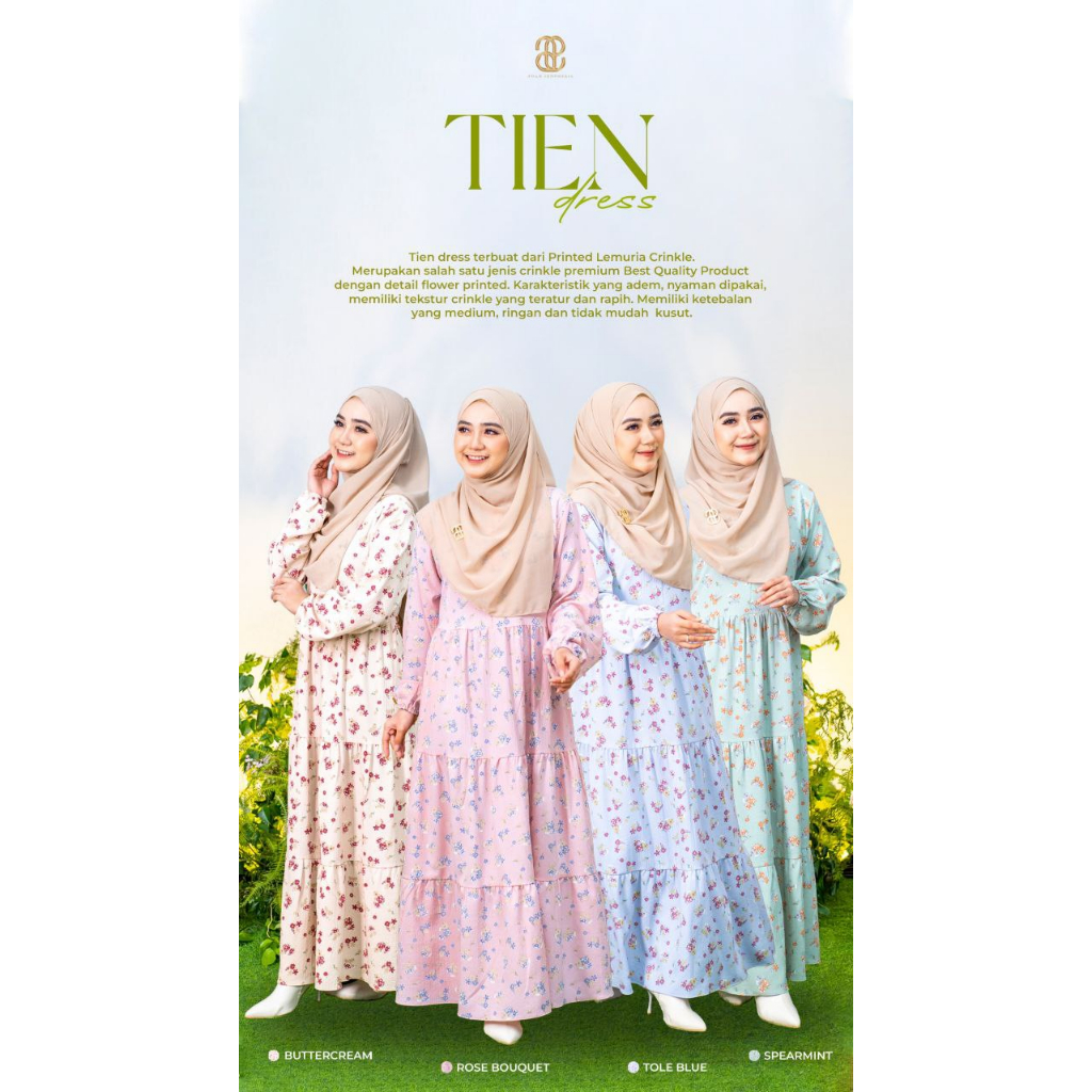 Jual Tien Dress Only By Puan Shopee Indonesia