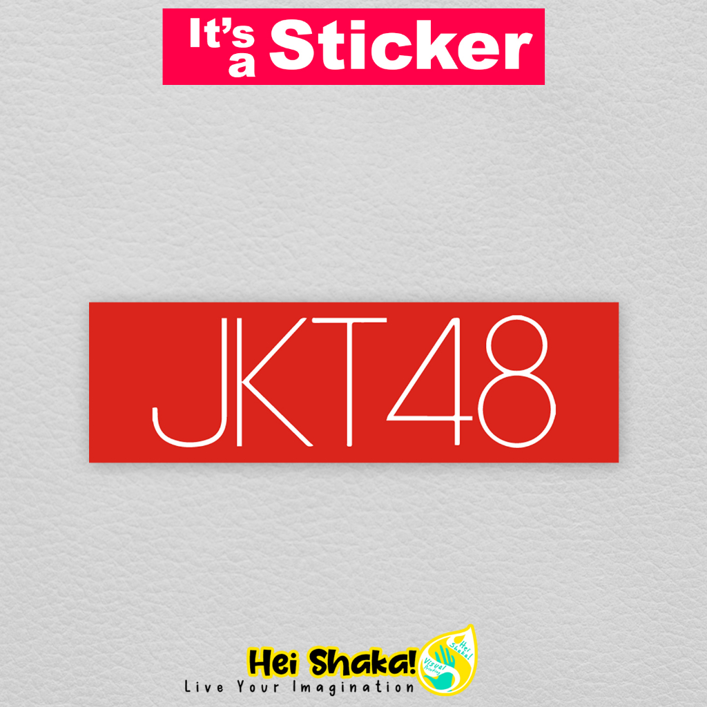 Jual Stiker JKT48 A;ter Sticker Musik Band Idol Grup Vinyl Anti Air ...