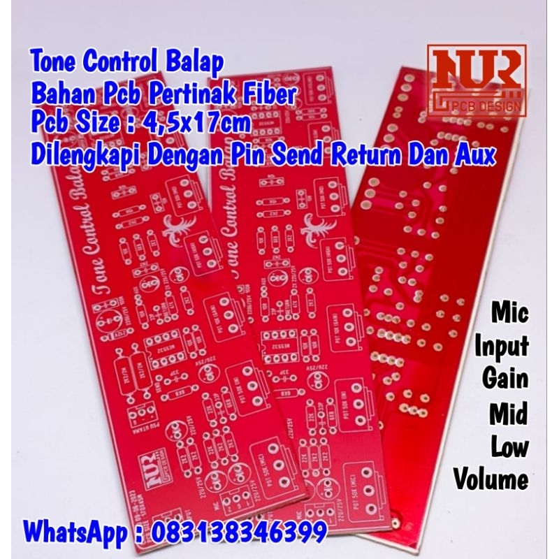 Jual Pcb Tone Control Toa Tone Control Aktif Shopee Indonesia