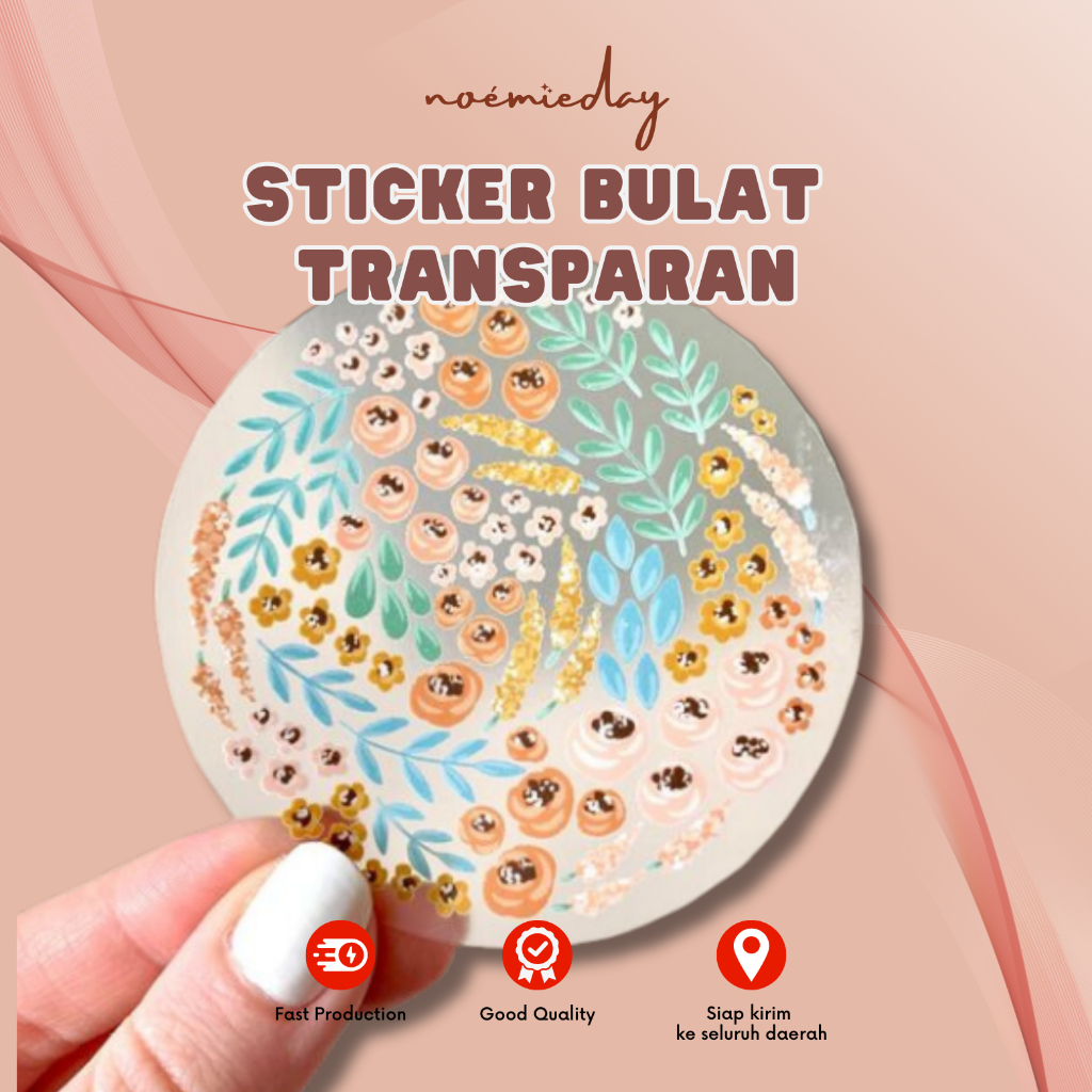 Jual Stiker Label Transparan / Stiker Transparan / Cetak Sticker ...